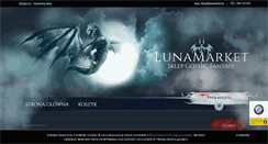 Desktop Screenshot of lunamarket.pl